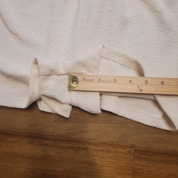 ZARA Sleeveless Textured Lace Jumpsuit Romper Ivory S NWT Chic Designer Evening - Picture 10 of 11